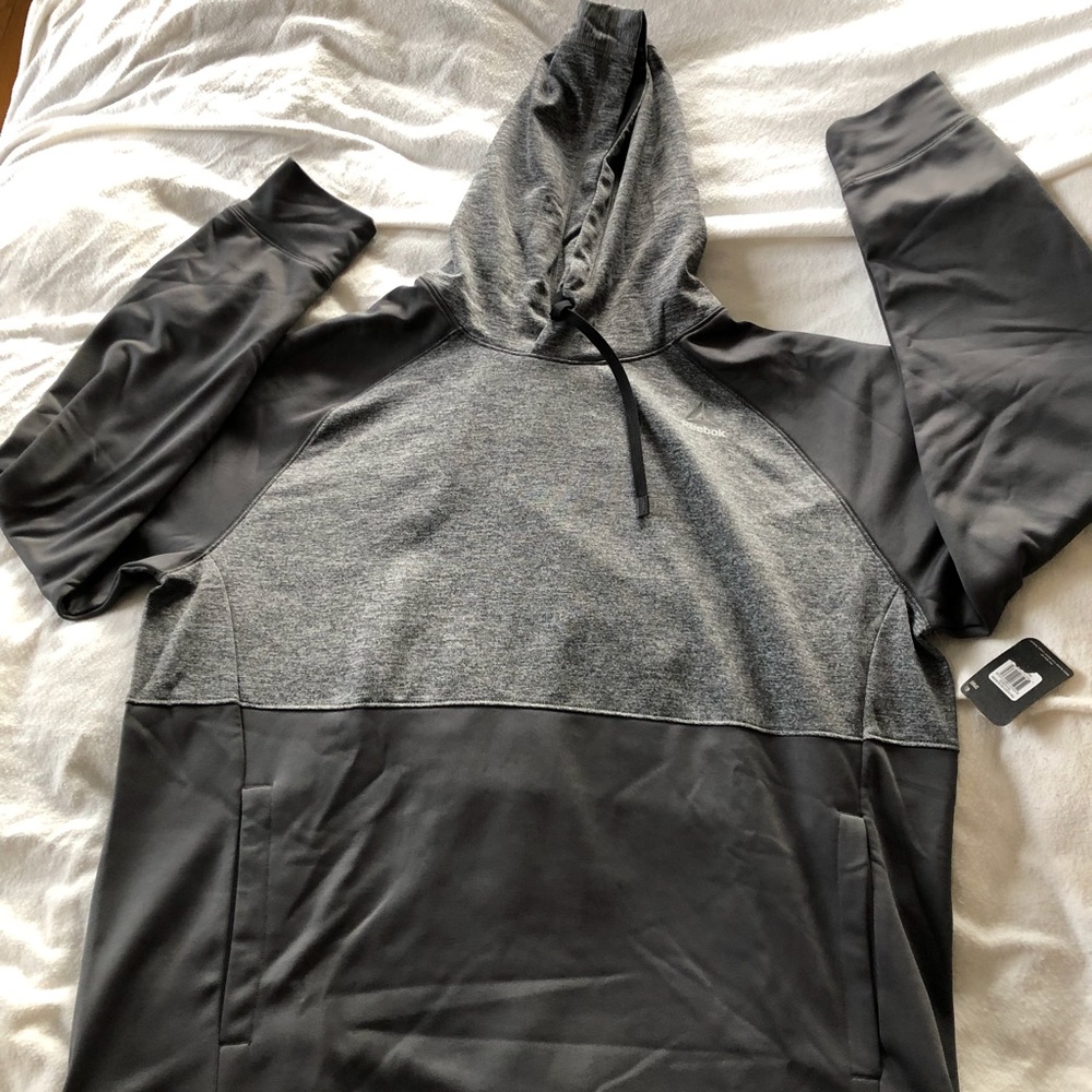 New With Tags Reebok Grey Sweatshirt. Size XL